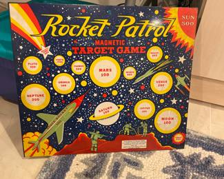 Vintage Rocket Patrol Magnetic Target Game