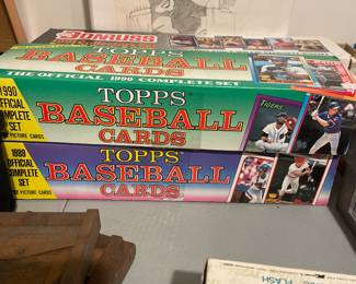 Topps 1989, 1990 Complete Baseball Card Sets