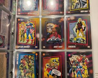 Marvel Superhero Trading Cards 1990-1993 Editions (Approx 575 cards total)