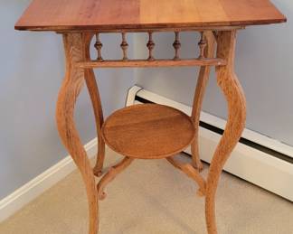 Oak 2 Tiered Side Table