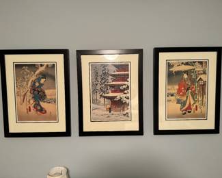 Framed Japanese Prints