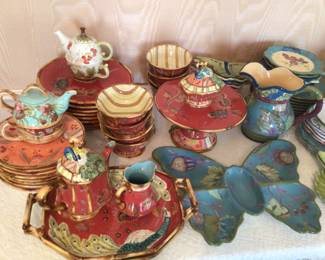 TRACY PORTER HAND PAINTED SET extra large collection 