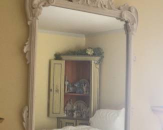 Large antique mirror $285