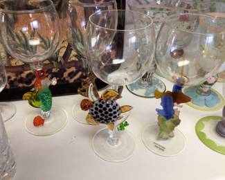 New YURANA handmade glasses $40 each. (purchased $55)