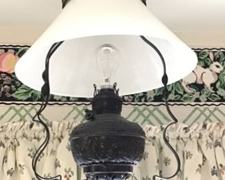 Antique hanging light fixture $475