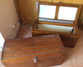 2 nautical trunks from a ship. Very solid and heavy $200 each