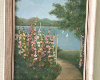 Original oil painting signed SAAR $300