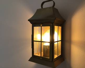 Antique nautical brass wall sconces $185 each