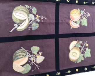 46x68 hand knotted antique rug $100