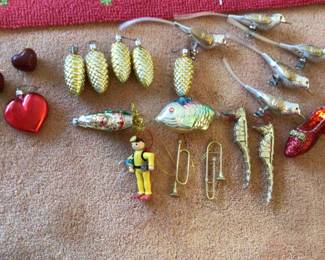 Antique Christmas ornaments 