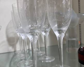 Lalique Champagnes Glasses