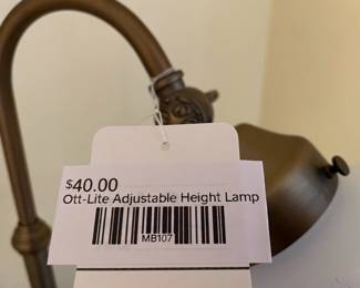 Ott-Lite Adjustable Height Lamp