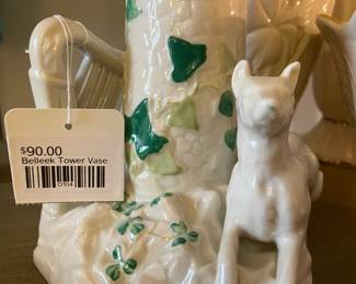 Belleek Tower Vase