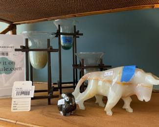 Iron lantern candle holder Set