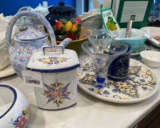 RC&CL Canister, Pyrex Butterprint Set