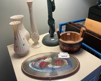 Helja Liukko-Sundstrom plaque, Lenox Symphony Vase