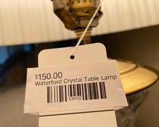 Waterford Crystal Table Lamp