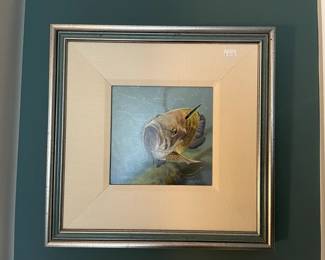 Framed fish art
