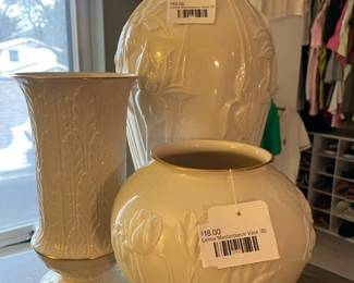 Lenox Masterpiece Vase (A), Lenox Masterpiece Vase (B)
