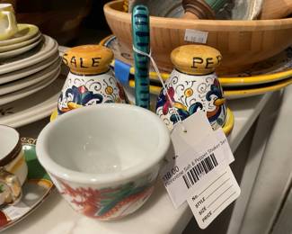 Florentine Salt & Pepper Shaker Set