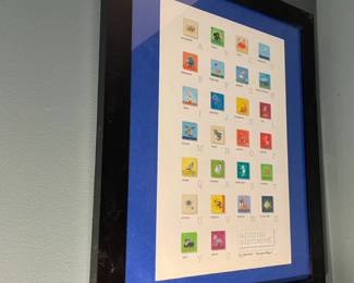 Framed animal alphabet