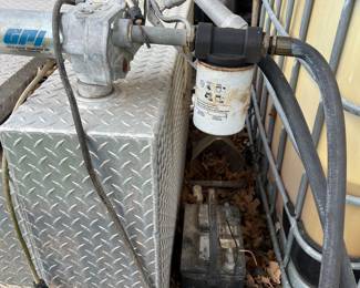 Diesel tank sold.  Trailer and 2 tanks available 