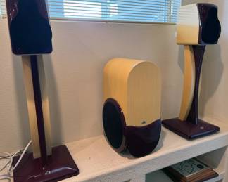 NHT XDA speakers + subwoofer
