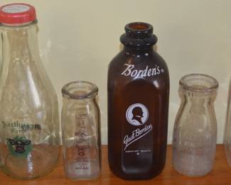 Milk bottles