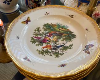 Richard Klemm
Hand painted plates $90 each 22k