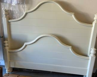 Queen bed - mattress and box spring not available