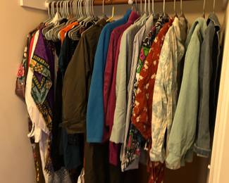 Clothing - mostly woman’s but some men’s available