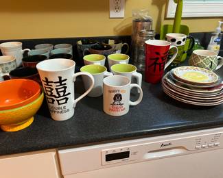 Mugs, plates, and bowls - individual and sets