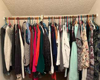 Clothing - mostly woman’s but some men’s available