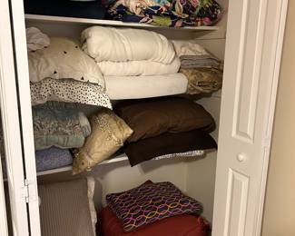 Blankets and pillows