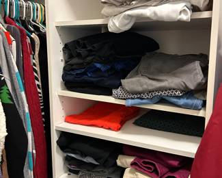 Clothing - mostly woman’s but some men’s available