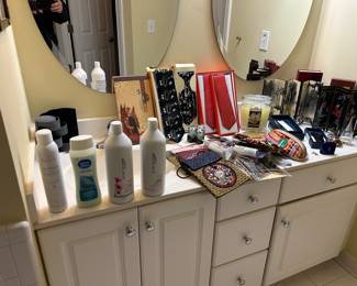 Silk ties, miniature Asian screens, bags