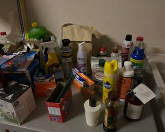Cleaning supplies