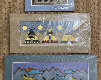 3 Pieces of Signed Art Vicki Trout