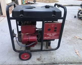 Dayton 4000 Watt 3W741 Rolling Generator