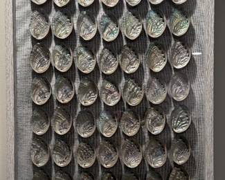 Beautiful Abalone Shell Wall Art Rectangular