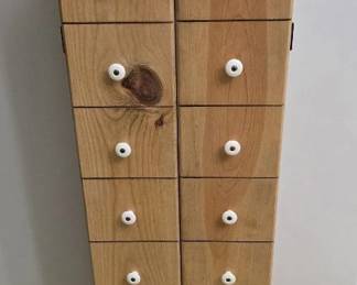 Small Pine Hand Crafted Storage Cabinet
