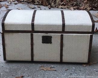 Vintage Trunk with Copper Detail