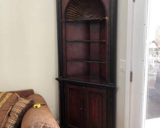 Vintage Solid Wood Corner Cabinet