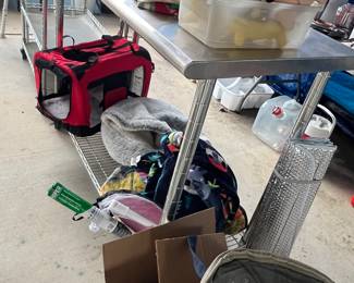 Another stainless utility table