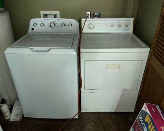 Late model GE washer and Kenmore dryer