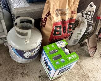 Propane, charcoal