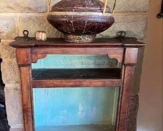 Antique Handing Wood Cabinet