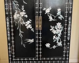 Inlaid Mother of Pearl Cabinet