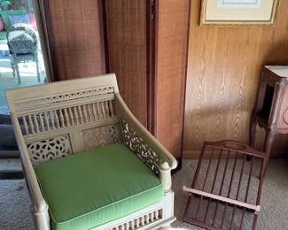 Vintage Carved Wood Chair