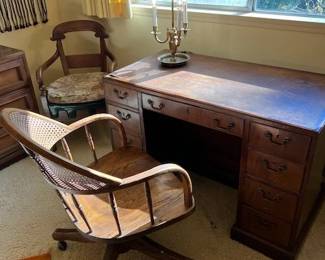 Antique Desk with Secret Hiding Place